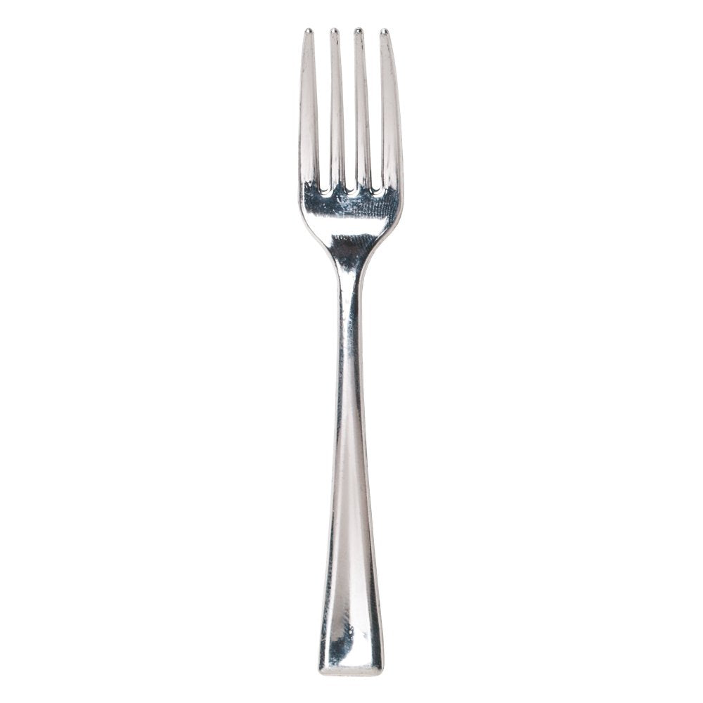 Hoffmaster 883314 Mini Metallic Fork, 3-3/8'' (Pack Of 400), Silver