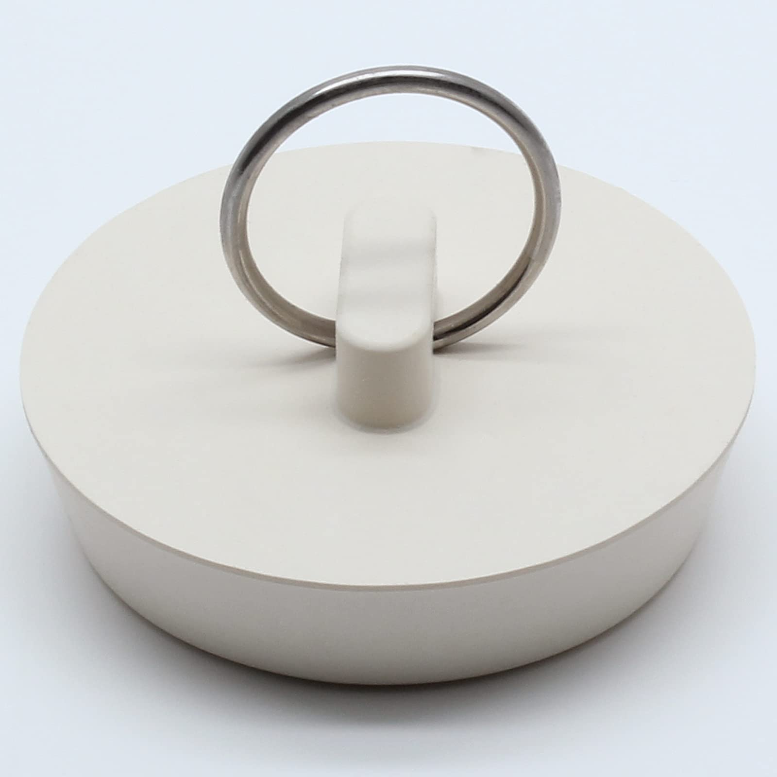 Bonsicoky 2Pcs Rubber Drain Stopper Fits 1-3/4 Inch To 1-7/8 Inch, Bathtub Drain Plug With Hanging Ring, Bathtub Stopper Plug Fo