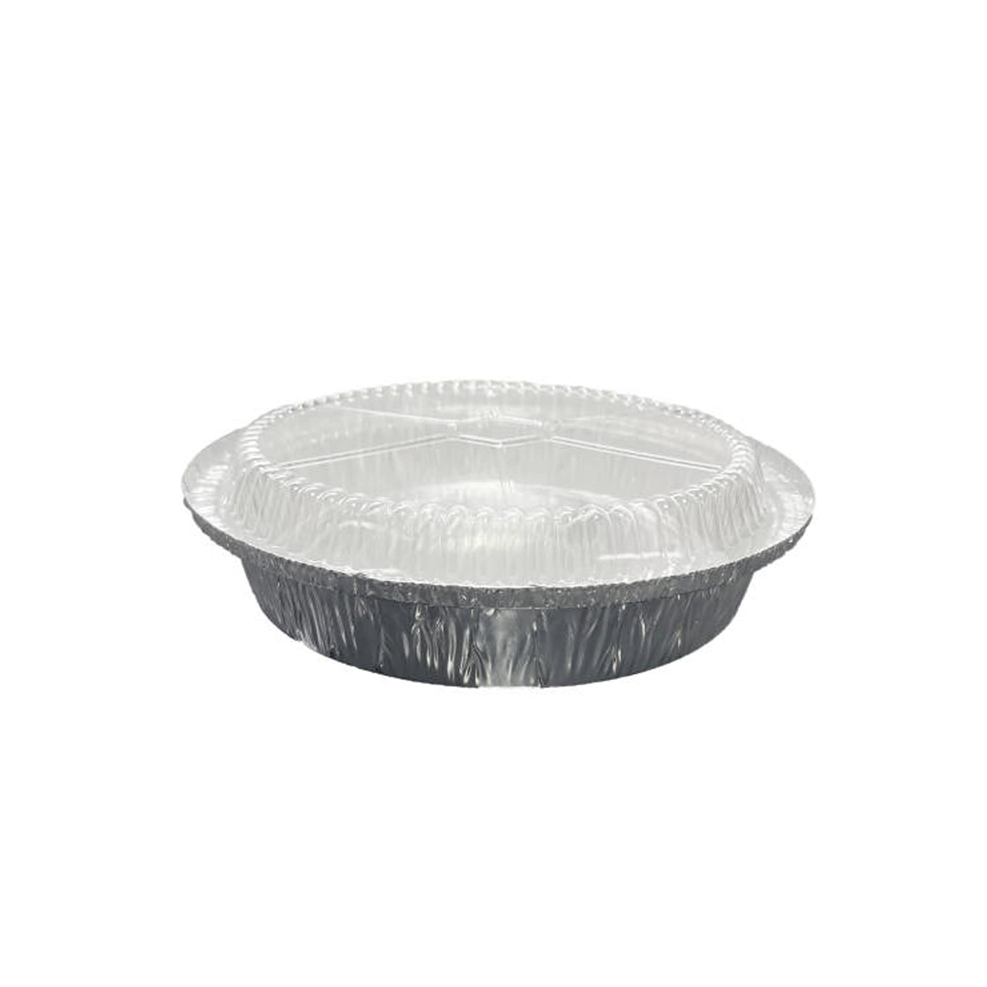 9-Inch Aluminum-Foil Pie Pans With Lid - Round Disposable Heavy Duty Pans For Storing, Tart Baking, Reheating And Serving - Oven