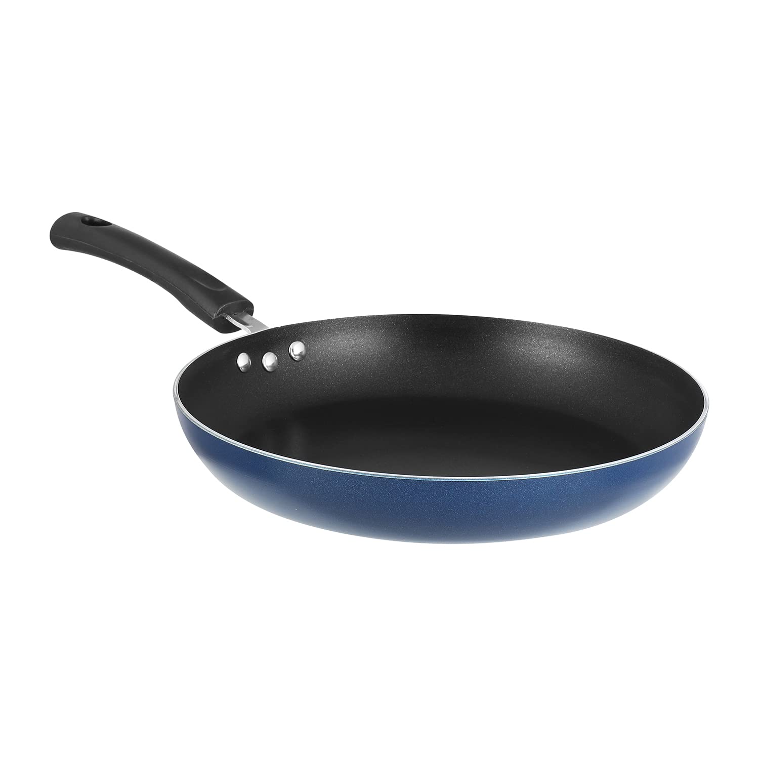 Vinod Zest Aluminium Non Stick Frypan - 24 Cm | Skillet Pan | 3 Layer Ceramic Coating | 3 Mm Thick | Metal Spoon Friendly | Gas 