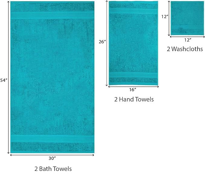 TRIDENT Beige Towels batroom Sets  6 Piece  2 Bath  2 Hand  2 wash  Absorbent Towels for Bathroom  100% Cotton Premium Towel Set  Beige Towel Set