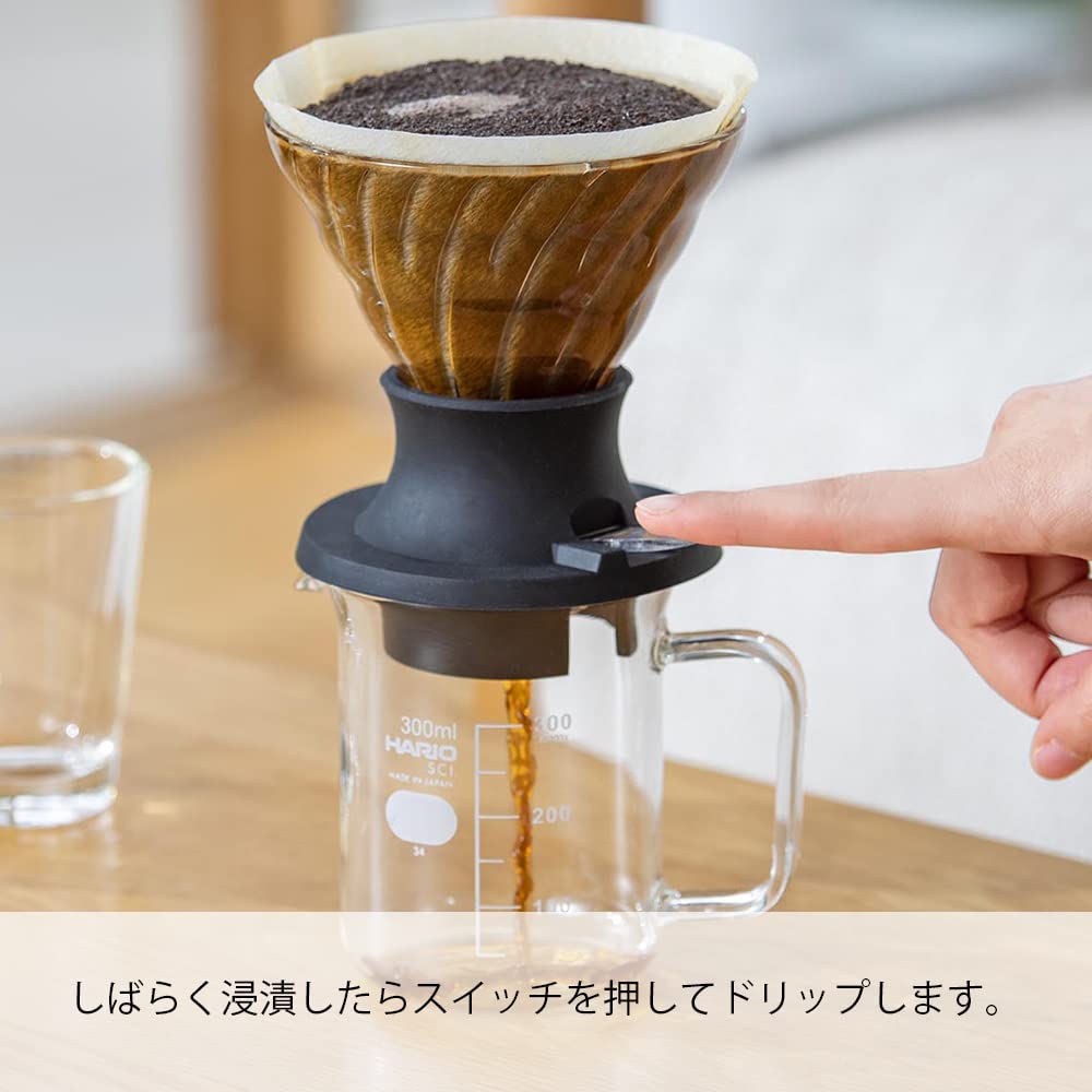 Hario V60 Glass ''Switch'' Immersion Dripper, 03