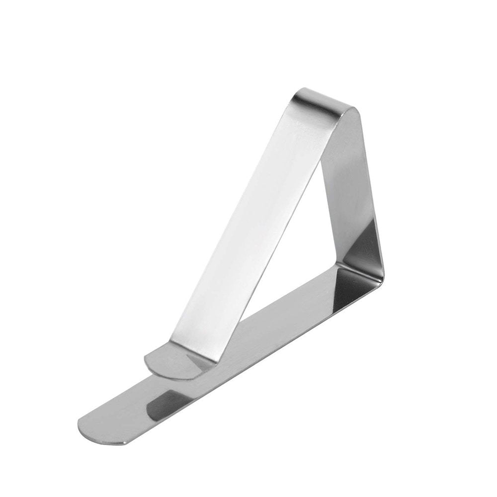 Tripole Tablecloth Clips 24 Pack Stainless Steel Table Cover Clamps Skirt Clips For Home Kitchen Restaurant Picnic Tables