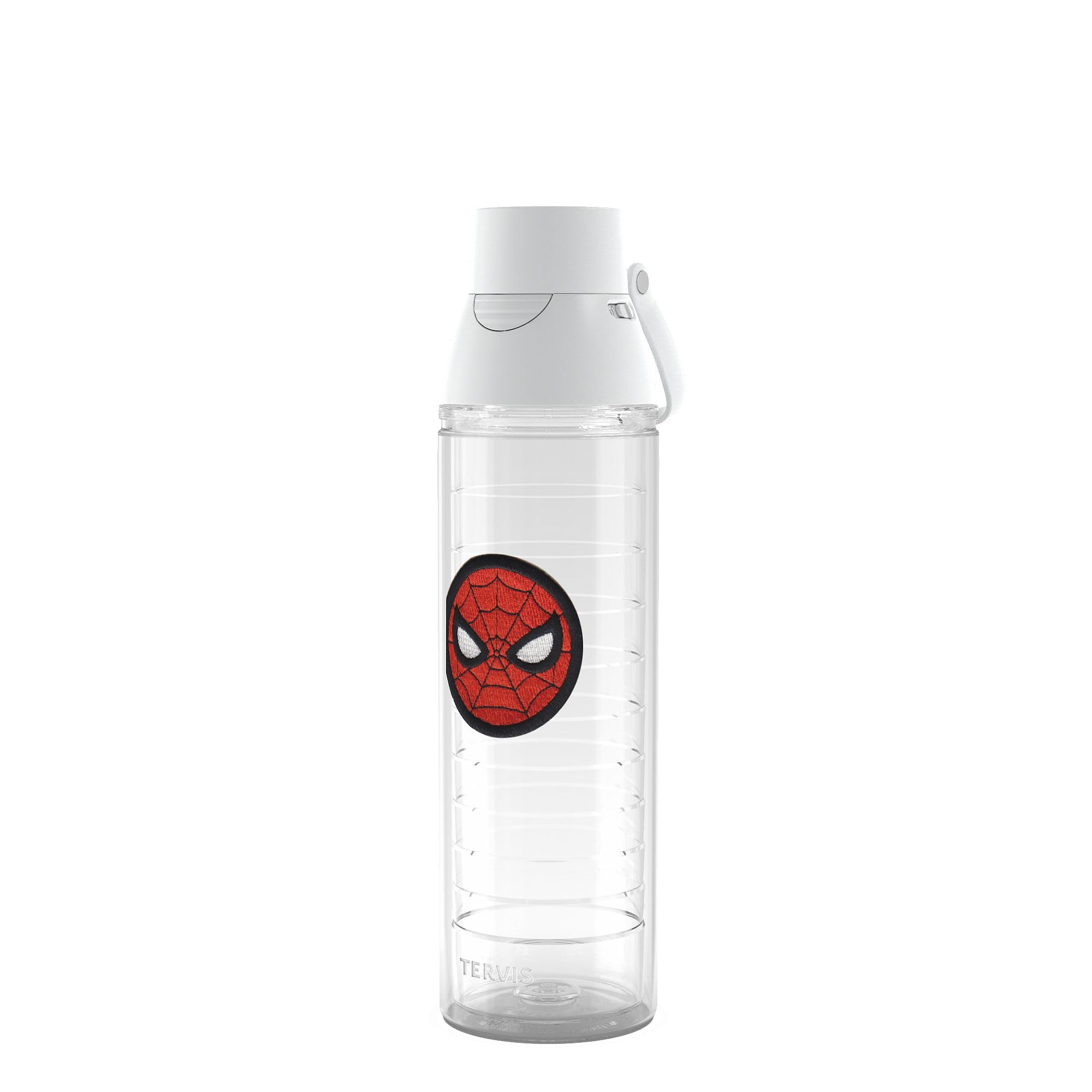 Tervis Marvel SpiderMan Spidey Made in USA Double Walled Insulated Tumbler Travel Cup Keeps Drinks Cold & Hot, 24oz Venture Lit