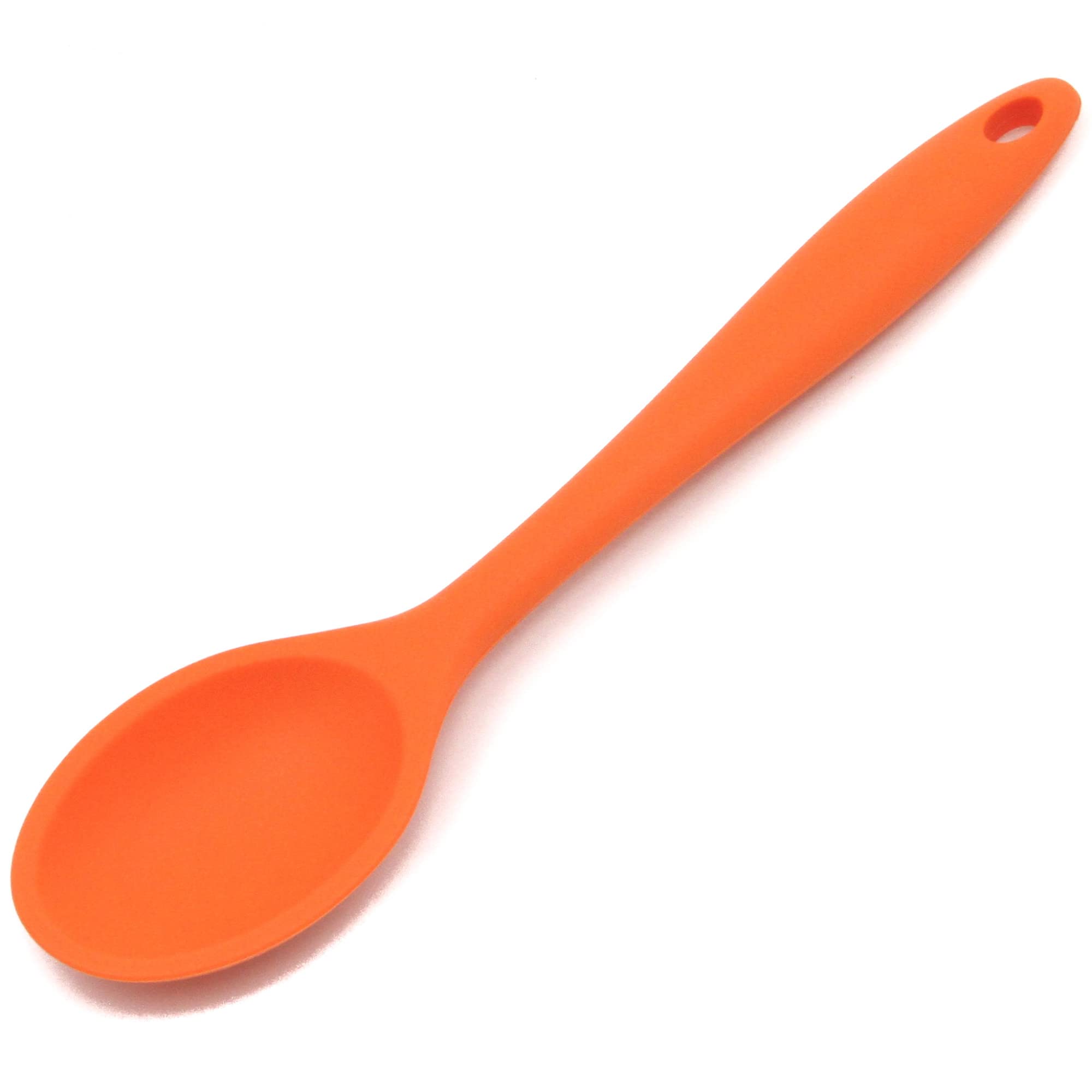 Chef Craft Premium Silicone Basting Spoon, 11 Inch, Orange