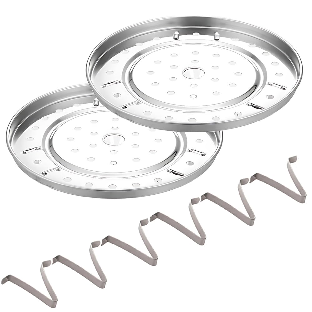 2-Pack 8.46-Inch Pressure Cooker Rack Stainless Steel Water Bath Canner Rack With Detachable Legs For Water Bath Pot,Pressure Ca