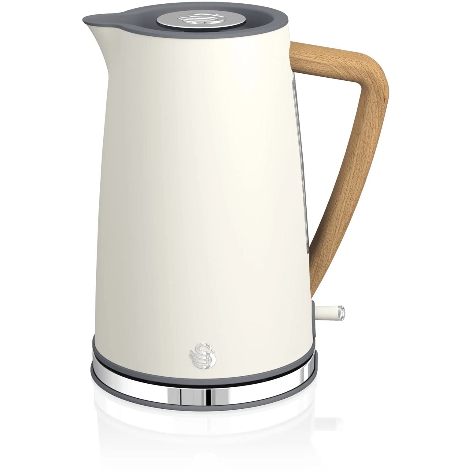 Swan Sk14610Whtn Nordic Electric Kettle, 10''X6.3''X8.7'', Cotton White