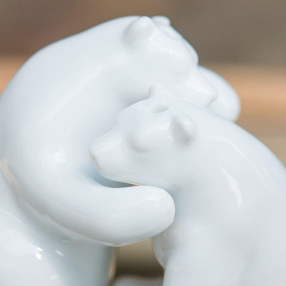 Interlocking Bear Hug Miniature Salt And Pepper Shakers With Gift Packaging By Weddingstar Inc.