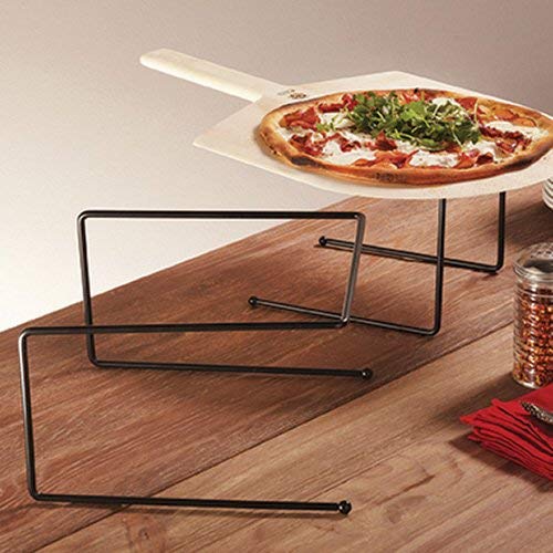 American Metalcraft Universal Pizza Stand, 9'' L X 8'' W X 7'' H, Black
