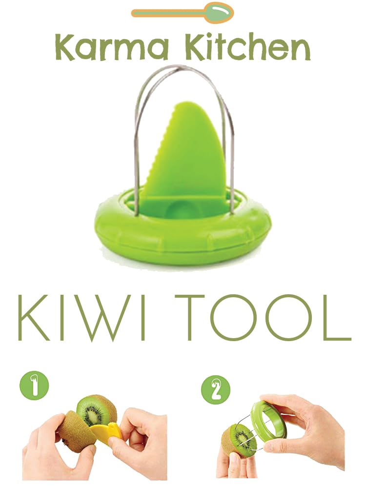 Fast Peel Any Fruit Or Soft Vegetable With Ease. Kiwi Slicer Peeler Pitter Scooper, Mango And Kimi Corer, Kiwi Fruit Scoop Kitch