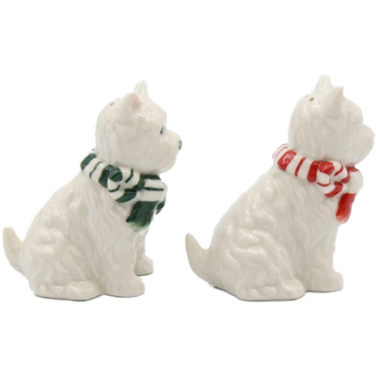 Cosmos Gifts 56579 Western Terrier Westies With Scarf Salt And Pepper Shakers