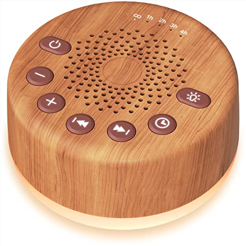 Easysleep Sound White Noise Machine With 25 Soothing Sounds And Night Lights With Memory Function 32 Levels Of Volume And 5 Slee