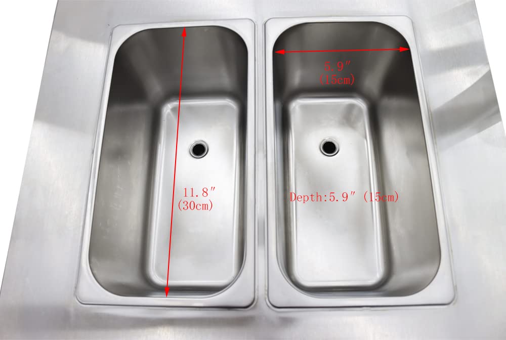 Intsupermai 3 Flavor Soft Ice Cream Machine Lcd Display Standing Stainless Steel Soft Serve Ice Cream Maker Commercial Ice Cream