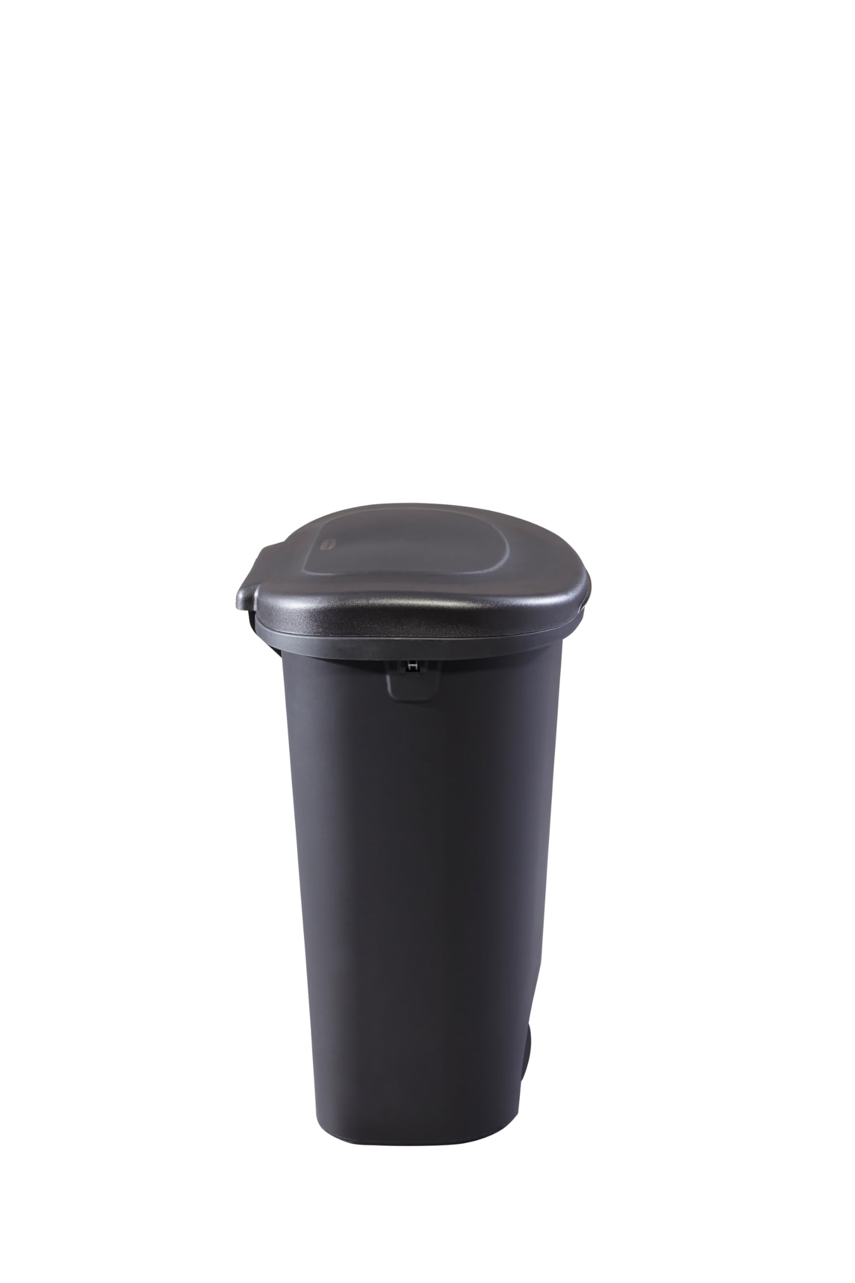 Rubbermaid Classic Step-On Trash Can With Lid, 13-Gallon, Black, Easy Clean Wastebasket For Home/Kitchen/Bedroom/Office