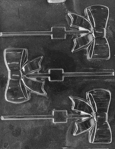 Grandmama'S Goodies M103 Ribbon Bow Lollipop Chocolate Candy Soap Mold With Exclusive Molding Instructions