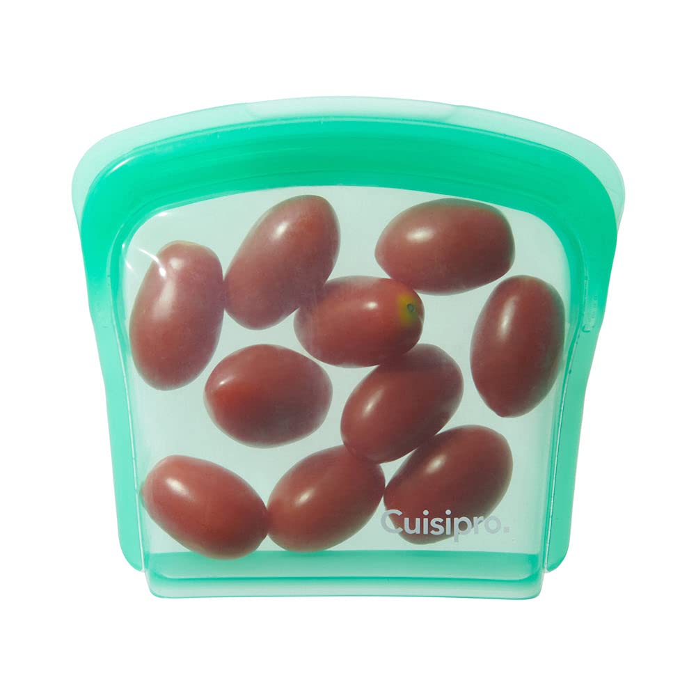 Cuisipro Silicone Reusable Leakproof Bag, 200Ml/6.75Oz, Green