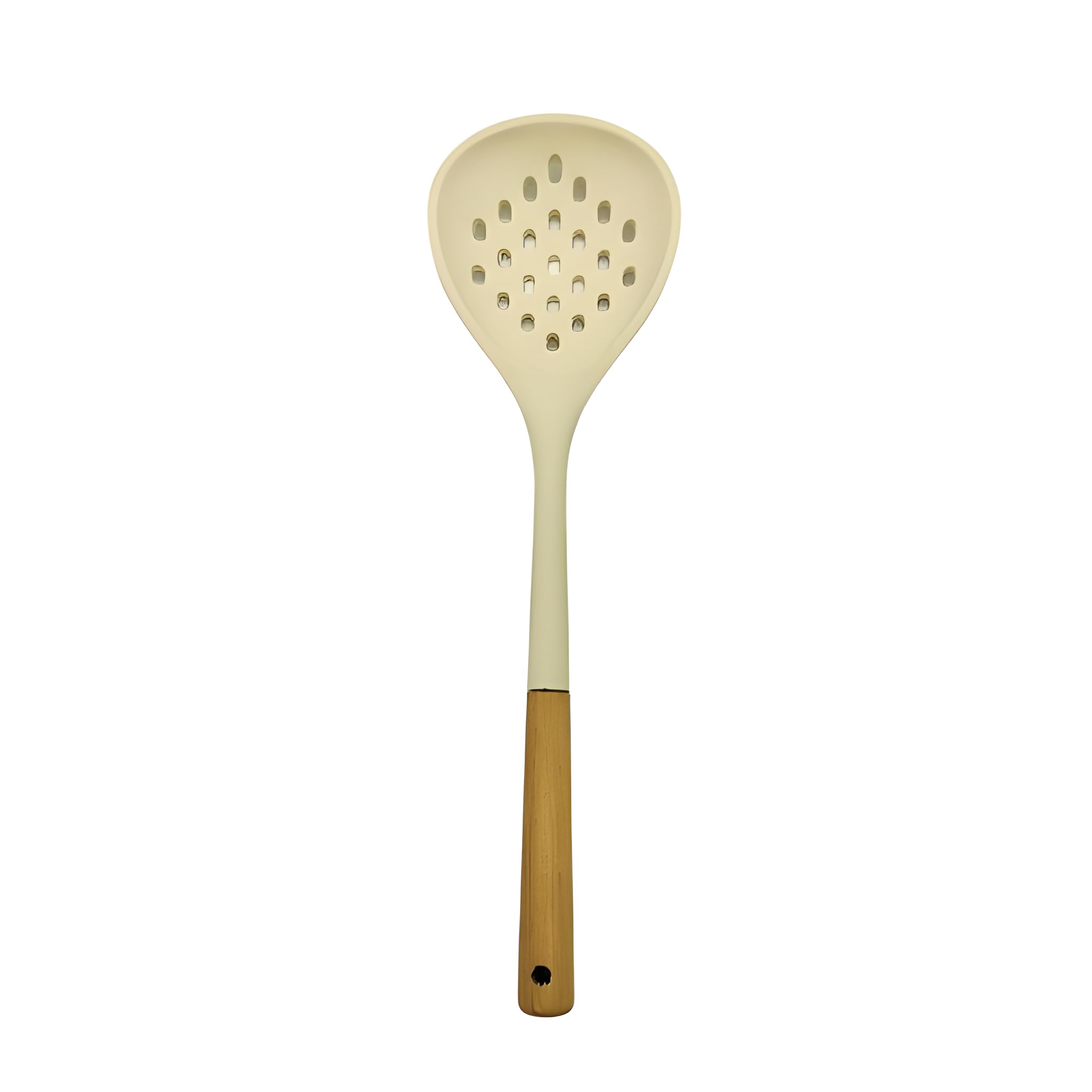 Lemon Tree Silicone Frying Ladle For Baking, Cooking And Mixing NonStick & Heat Resistant | Strong Stainless Steel Core Kitchen