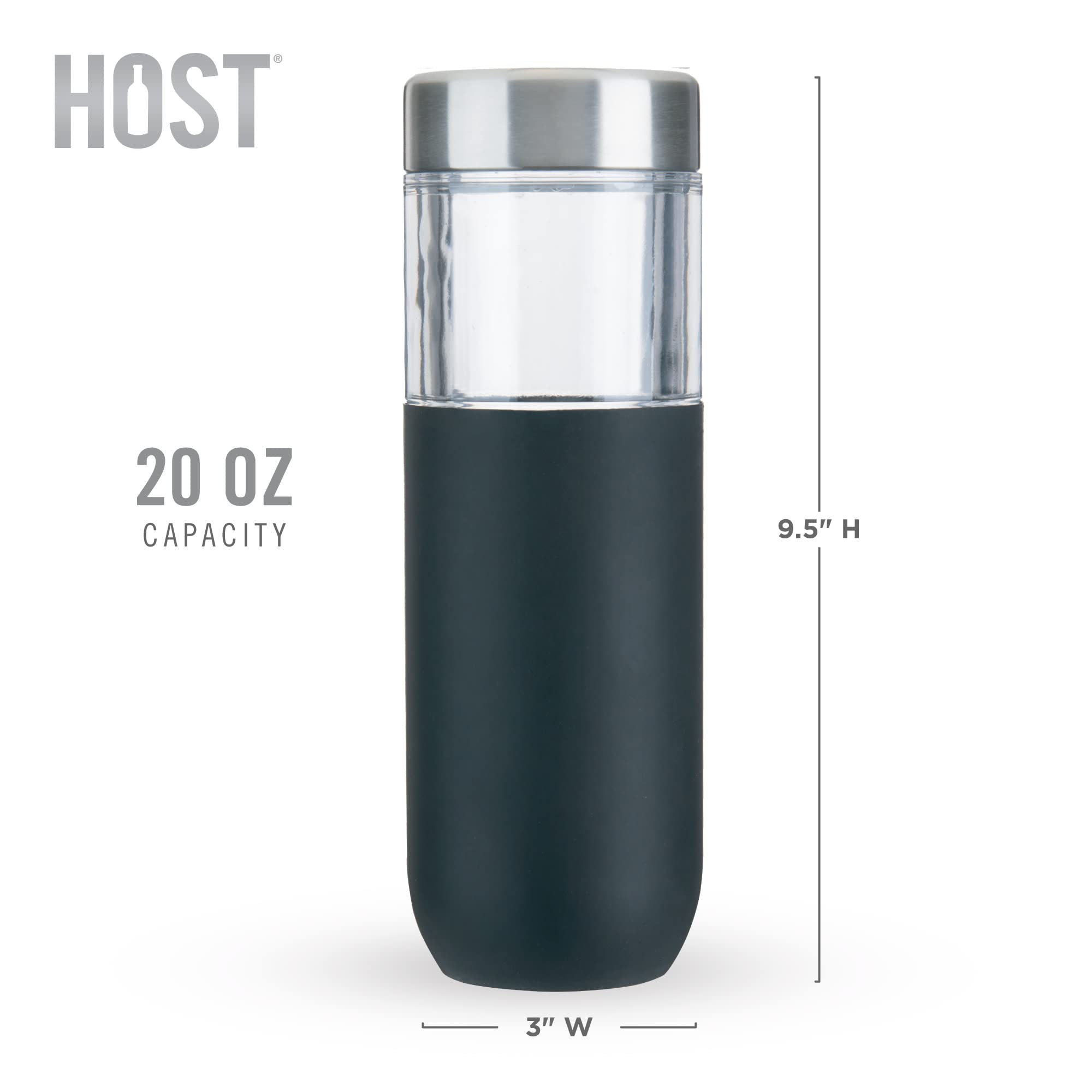 Freeze Bottle In Black By Host