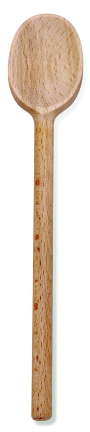 Norpro, 10'' 7620 Oval Wooden Spoon, Brown