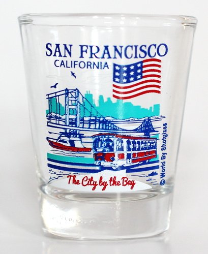 San Francisco California Great American Cities Collection Shot Glass