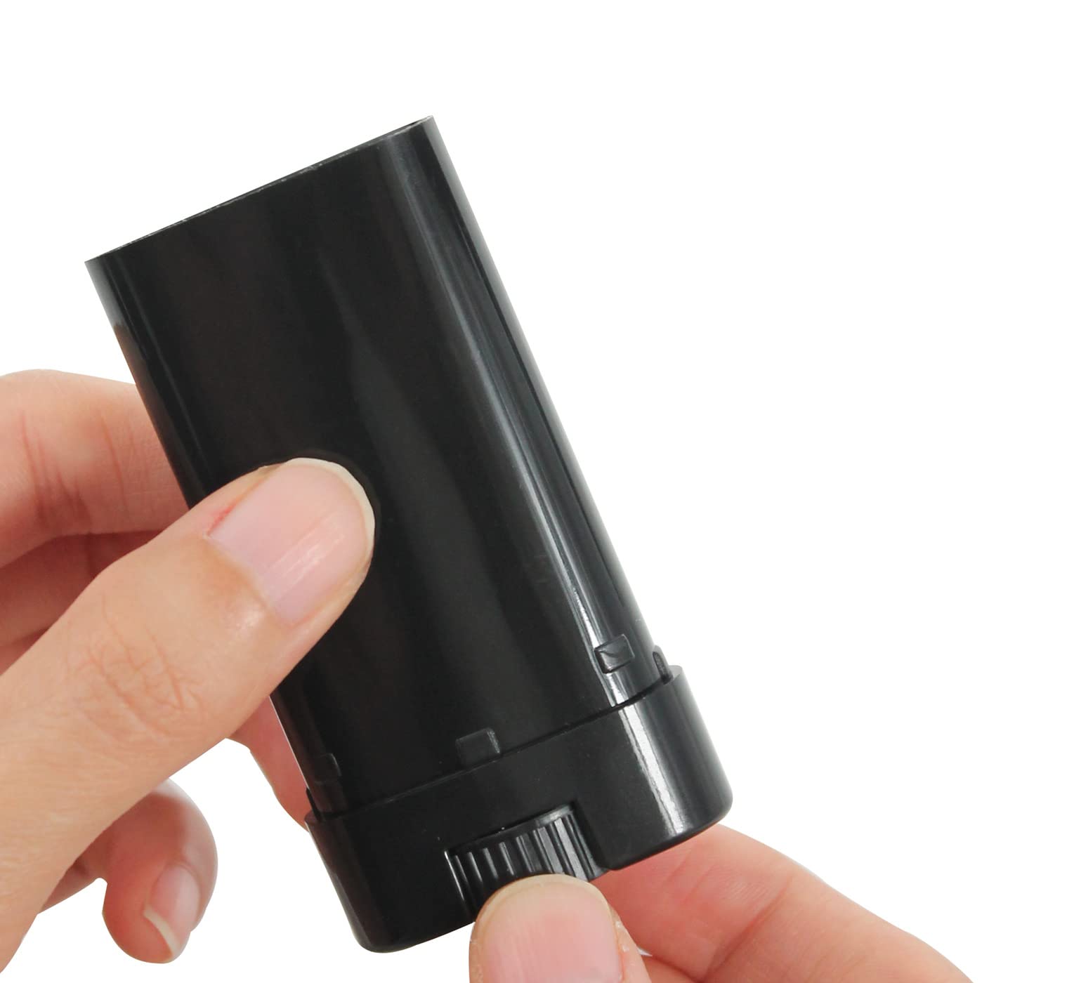 Minsily 20 Pcs 15Ml Empty Plastic Oval Deodorant Containers Oval Lip Balm Tubes 0.5 Oz Deodorant Sticks Containers Oval Twist-Up