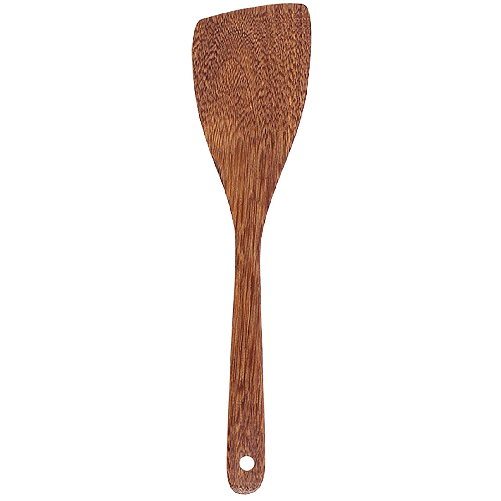 Wooden Spatula For Non Stick Cookware,Wood Utensils Set For Cooking,Long Handle Flat Frying Inclined Spatula,Healthy And High Mo