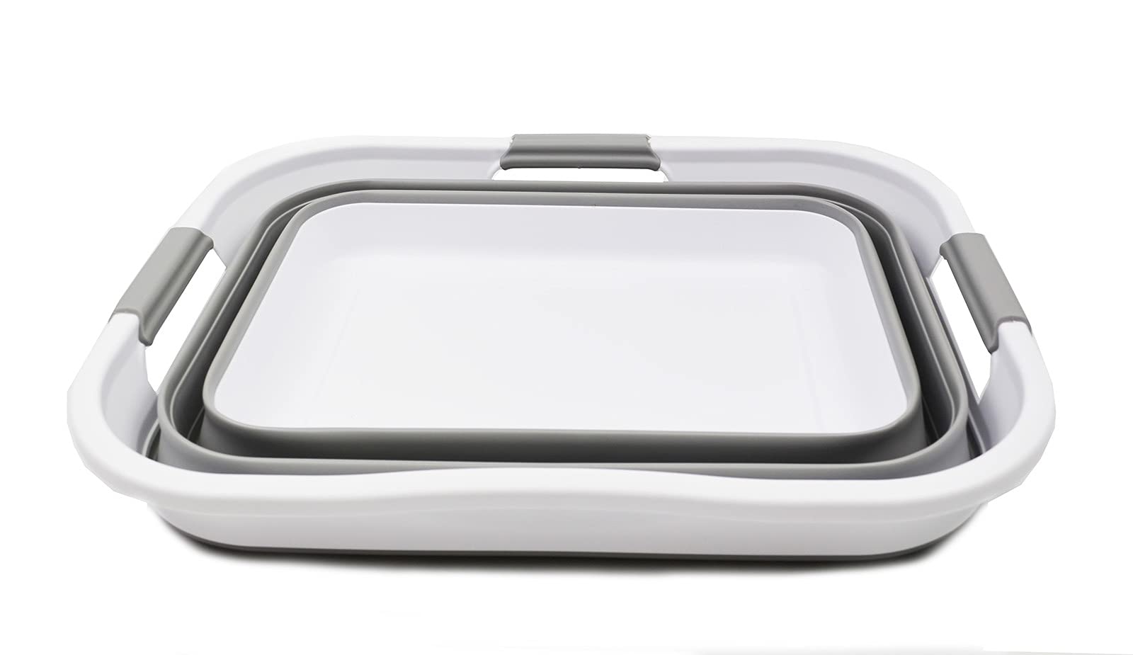 Sammart 30L (8 Gallon) Collapsible Plastic Laundry Basket - Foldable Pop Up Storage Container/Organizer - Space Saving Hamper/Ba