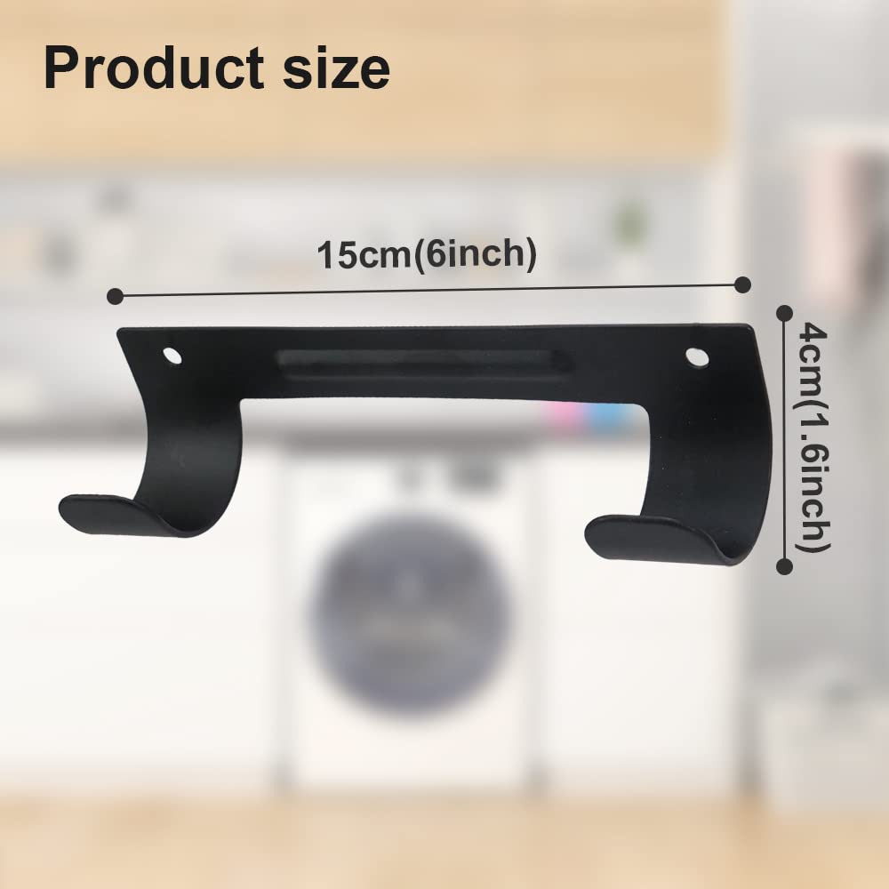 Ironing Board Hanger Wall Mount Ironing Board Holder Organizer Wall Rack For Laundry Rooms Storage Rack Hanging Shelf Hanger (Bl