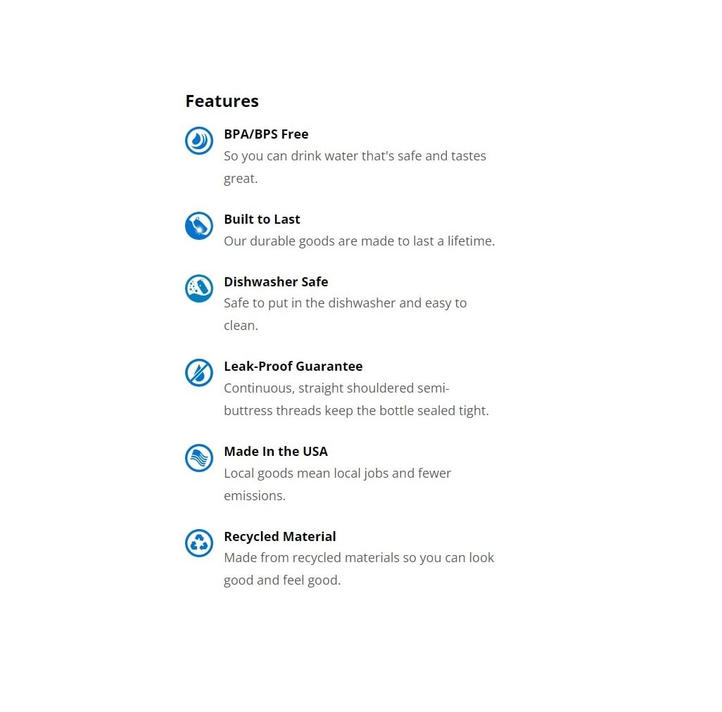 Nalgene Sustain Tritan Bpa-Free Growler Bottle Made With Material Derived From 50% Plastic Waste, 64 Oz, Clear