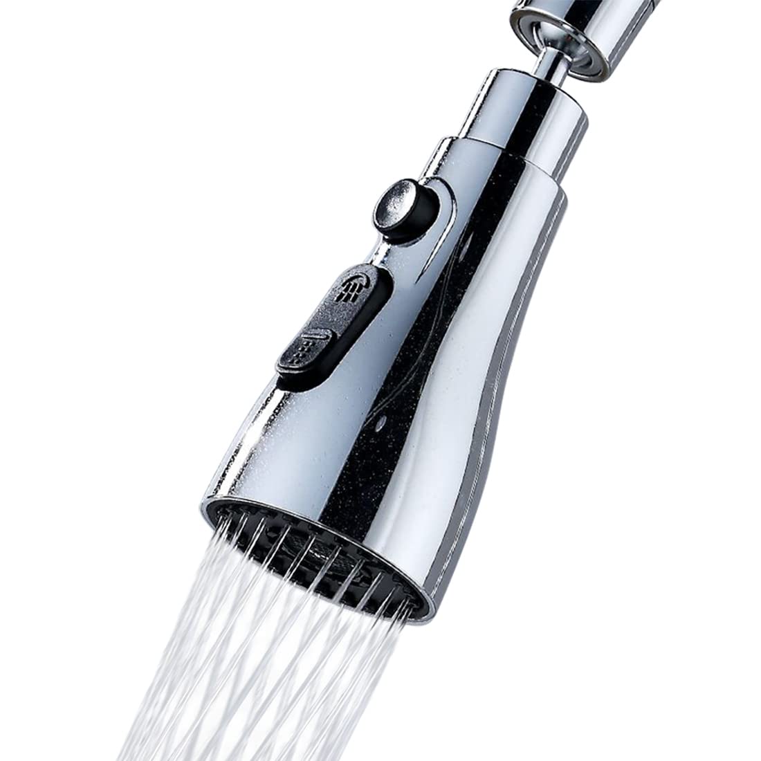 Universal Kitchen Faucet Head Sink Aerator Faucet Replacement Parts Pull Down Faucet Sprayer Head Big Angle Rotatable Anti -Spla