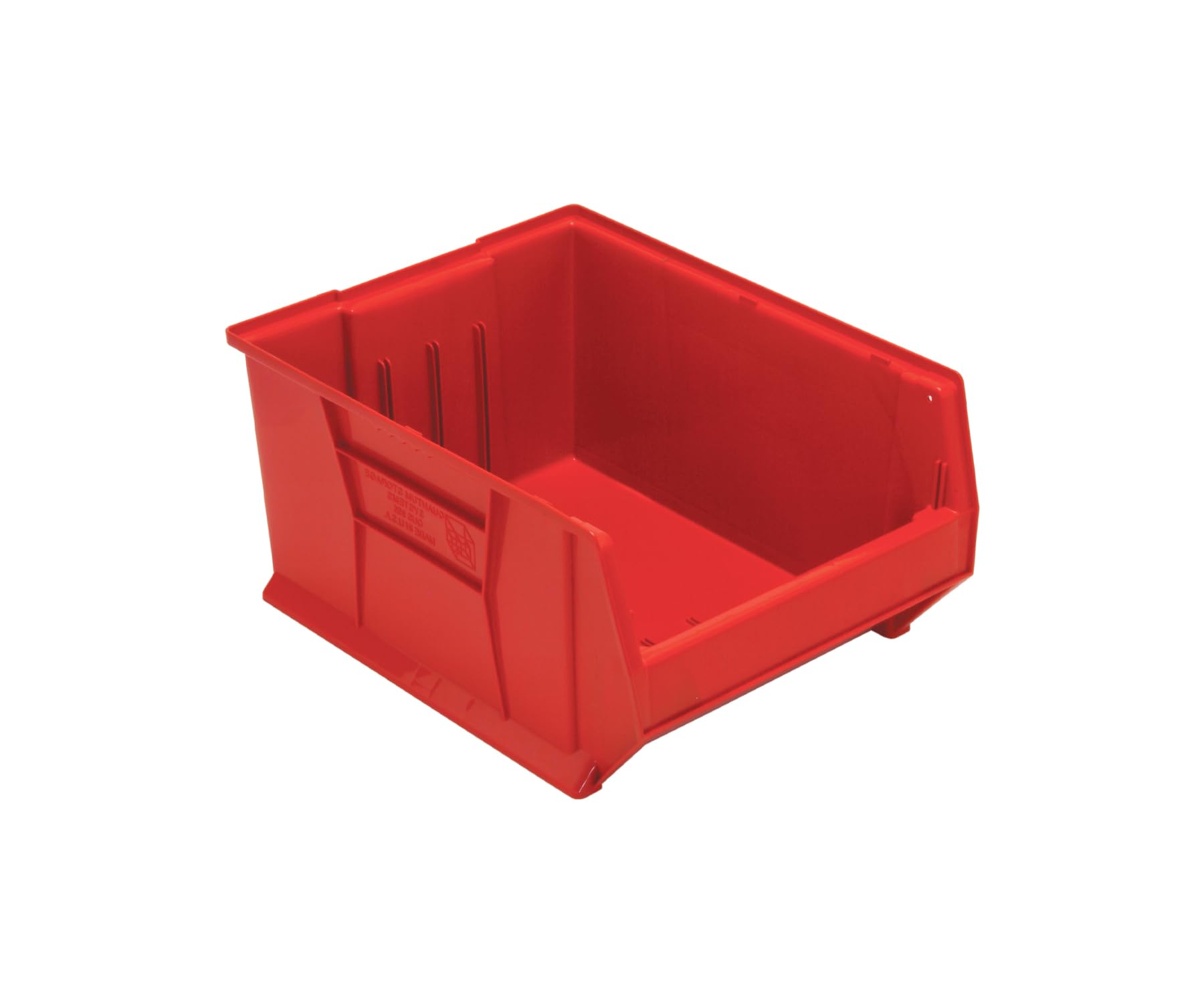 Hulk 24 Container, 23-7/8L X 18-1/4W X 12H, Stackable, Polypropylene, Red, Made In Usa