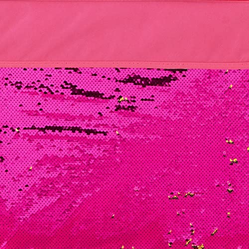 Urban Shop Reversible Sequin Collapsible Storage Trunk, Pink