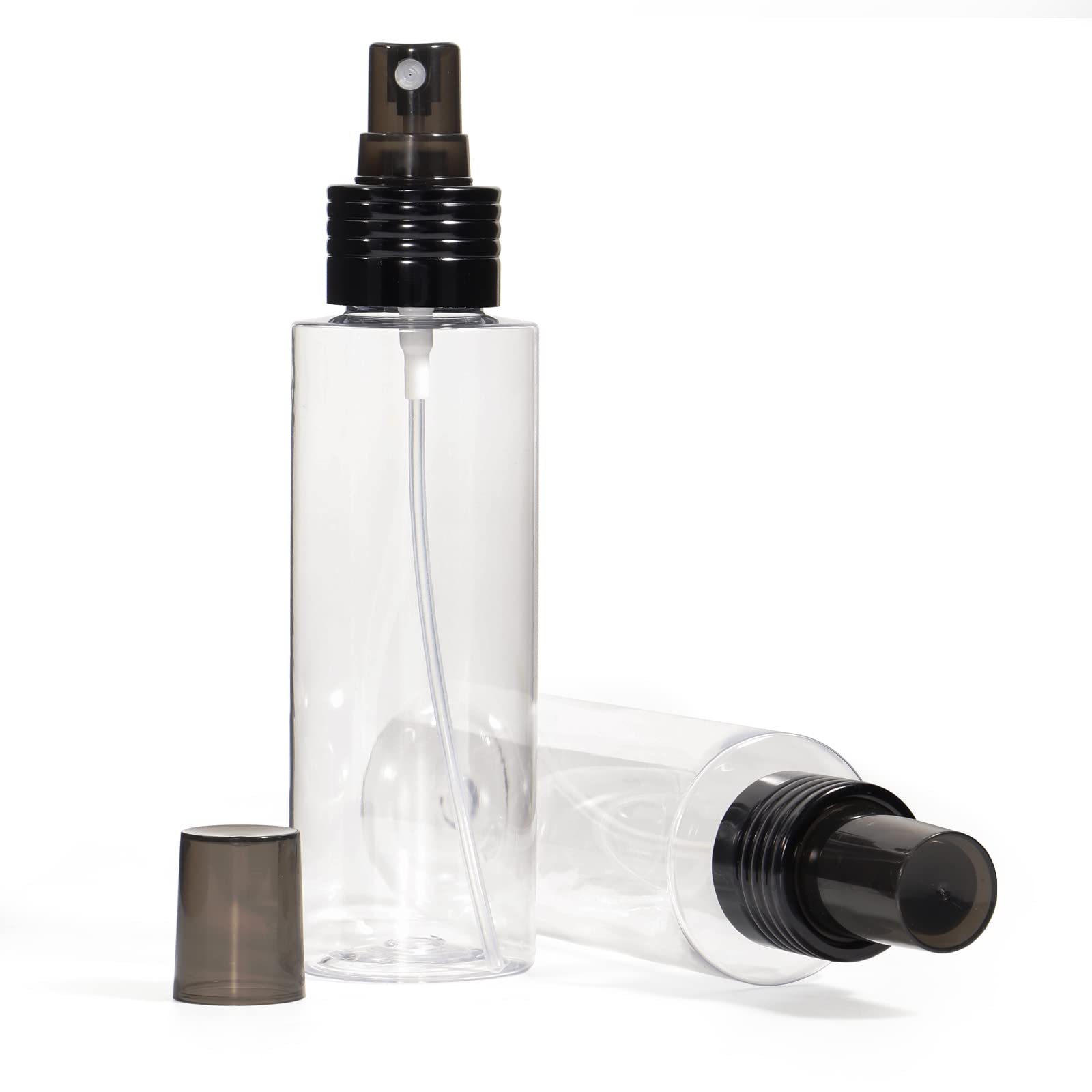 Yebeauty Empty Spray Bottles For Essential Oils, 3.4Oz Refillable Clear Plastic Misting Spray Bottles Atomizer Fine Mister Spray