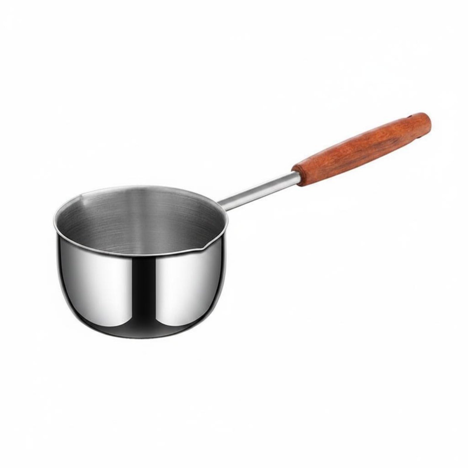 Ecomistiq Oil Pot Thickened Long Handle FlameResistant Proof Titanium Saucepan, C | Saucepans & Stockpots Cookware Kitchen, Din