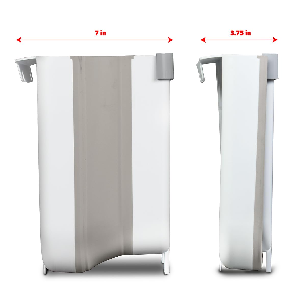 Glad Roomate Collapsible Waste Bin | Compact Travel Trash Can With Space-Saving Expandable Design | Indoor And Outdoor Disposal