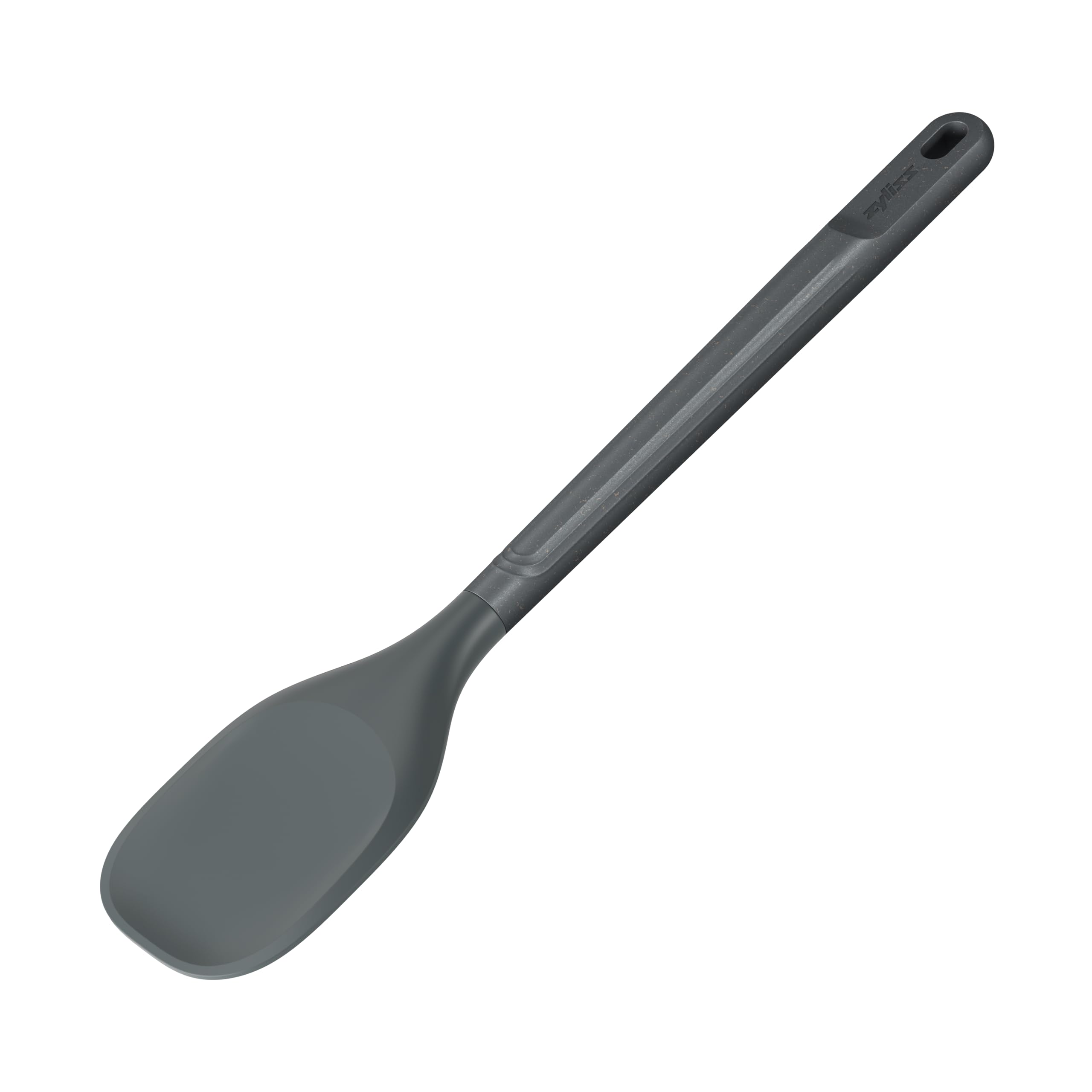 Zyliss E980220 Spoontula Large, Sustainable Wheatstraw/Silicone, Cooking Spoon/Spatula, Heat Resistant Silicone Head, Beluga Gre