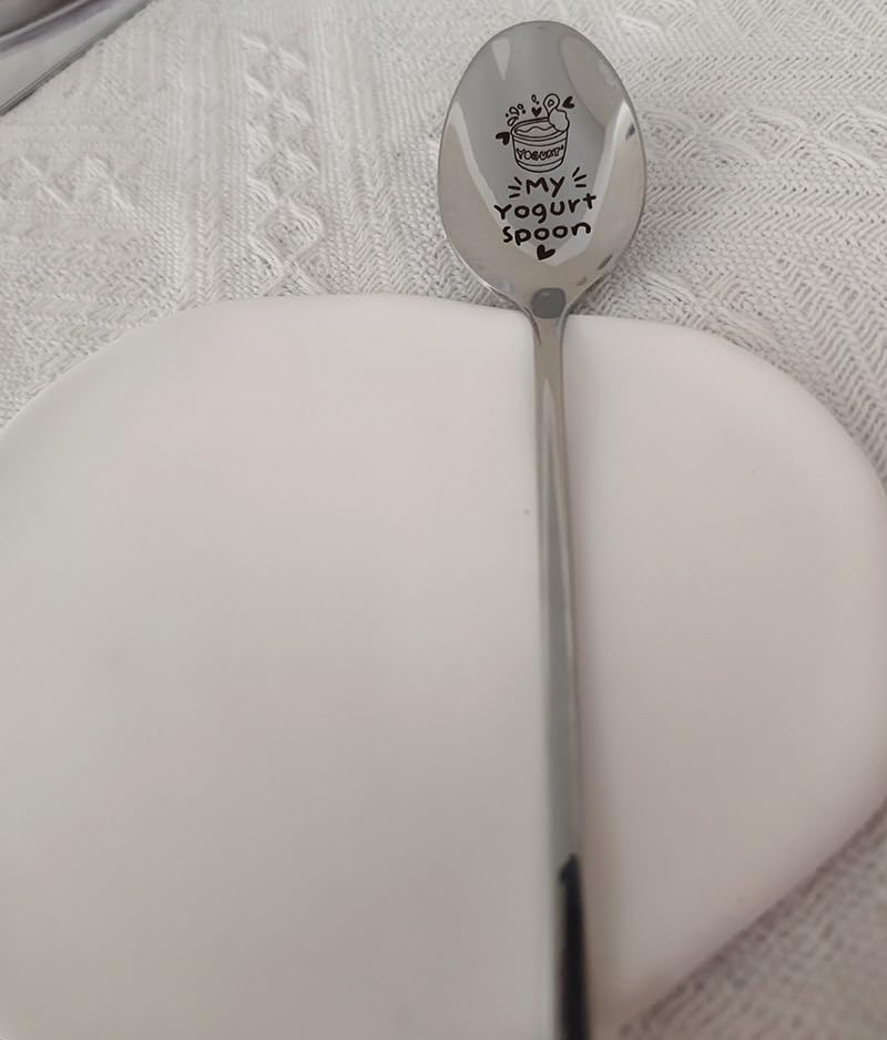 My Yogurt Spoon Gift For Yogurt Lover Women Men Birthday Christmas Gift For Son Sister Yogurt Spoons Gifts For Husband Mom Grand