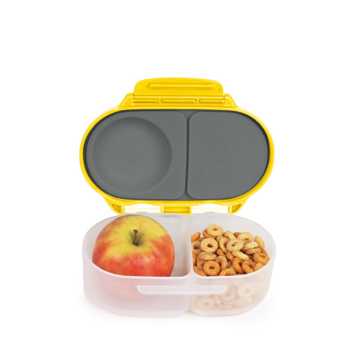 B.Box Snack Box For Kids & Toddlers: 2 Compartment Snack Containers, Mini Bento Box, Lunch Box. Leak Proof, Bpa Free, Dishwasher