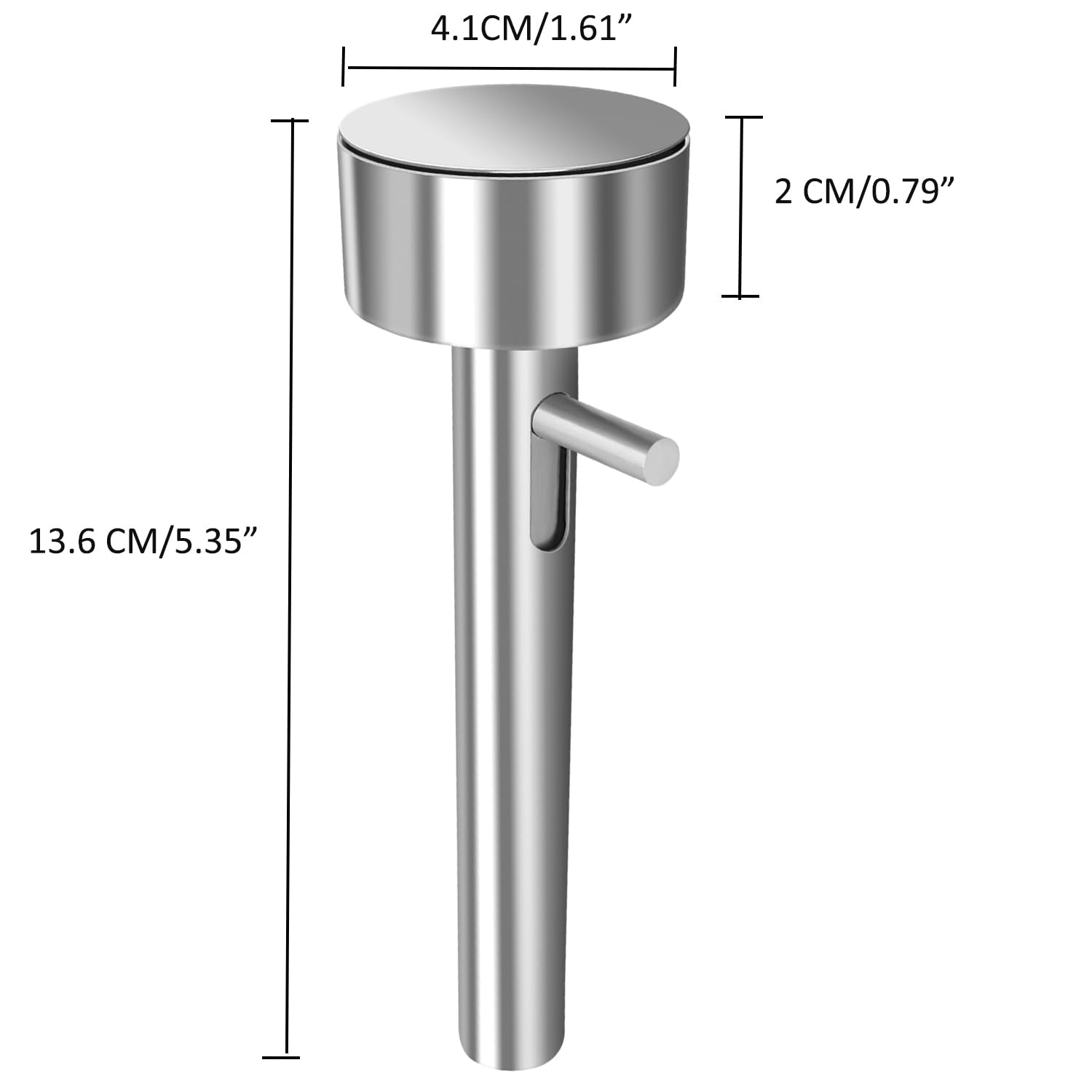 Arazooyi Stainless Steel Falafel Scoop - Professional Food Safe Baller Tool, Silver, Model: Scoop-001