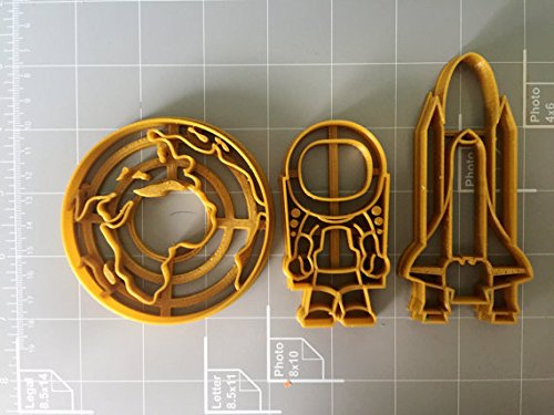 Space Theme Cookie Cutters Set