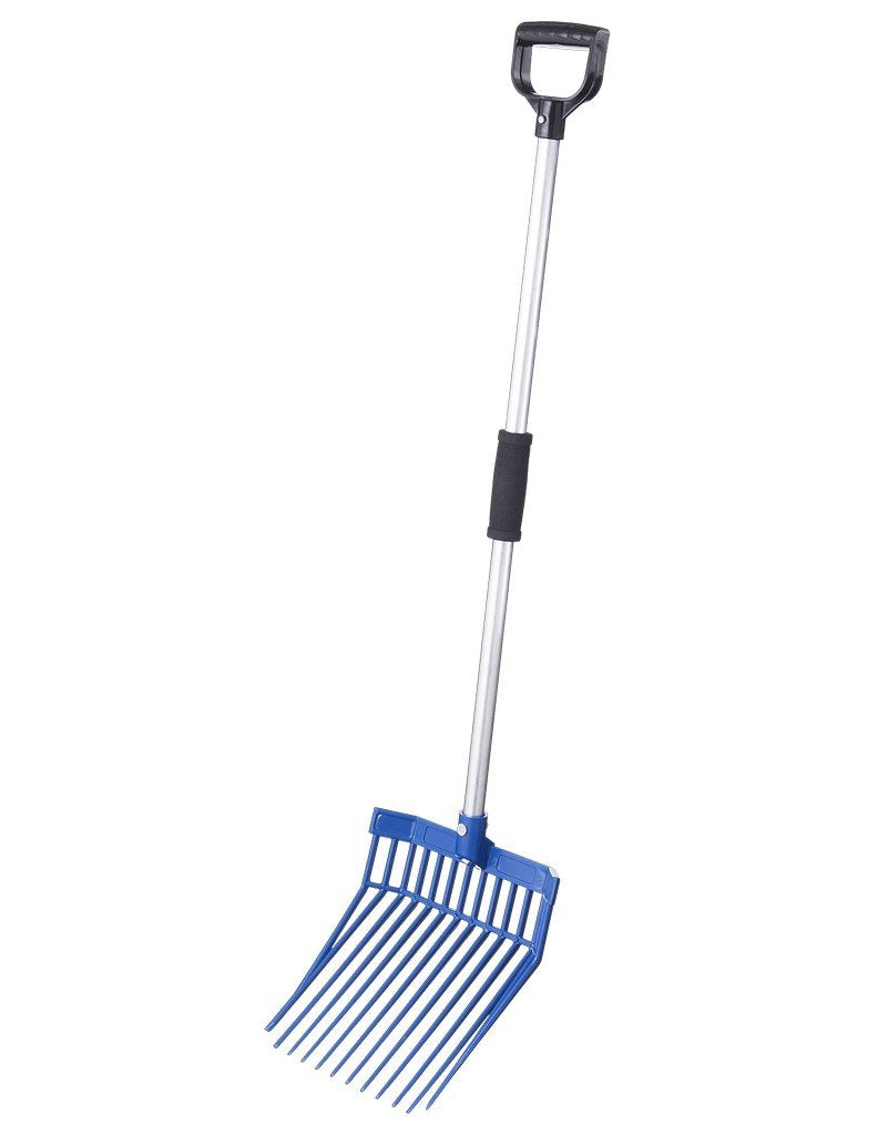 Youth Pro Pick Blue Stall Fork With 2 Piece Handle