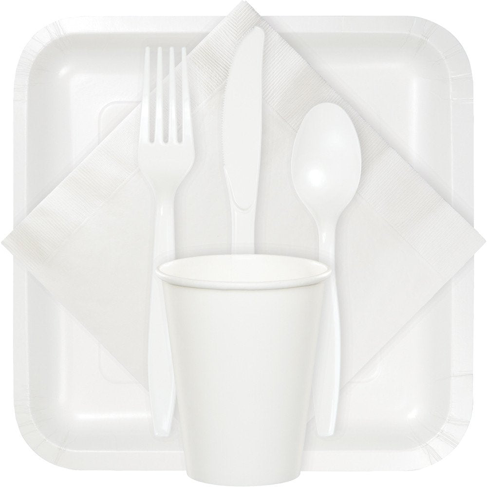 Creative Converting Congrats Grad White Pcs 8-Count Oval Paper Platters For Graduation Party, School Spirit