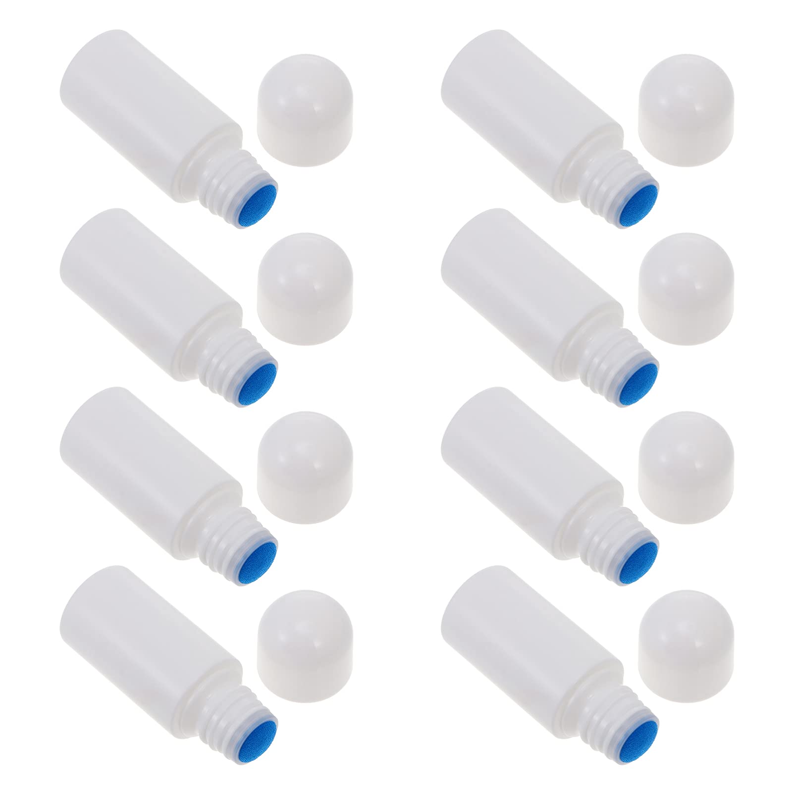 Lurrose Sponge Applicator Bottle: 8pcs Empty Liquid Applicator Bottles 50ml for Cosmetic Essential Oil Cosmetic Perfumes