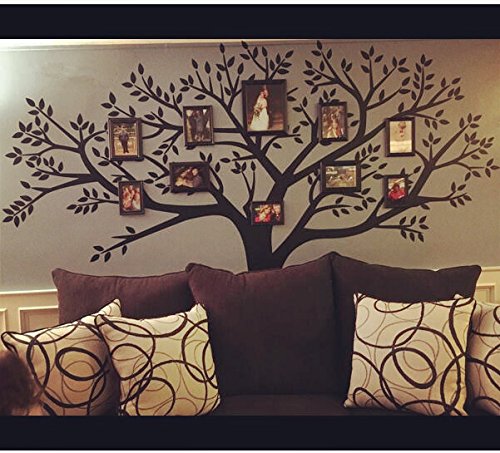Lskoo Family Photo Frame Tree Wall Decals Family Tree Decal Living Roo ...