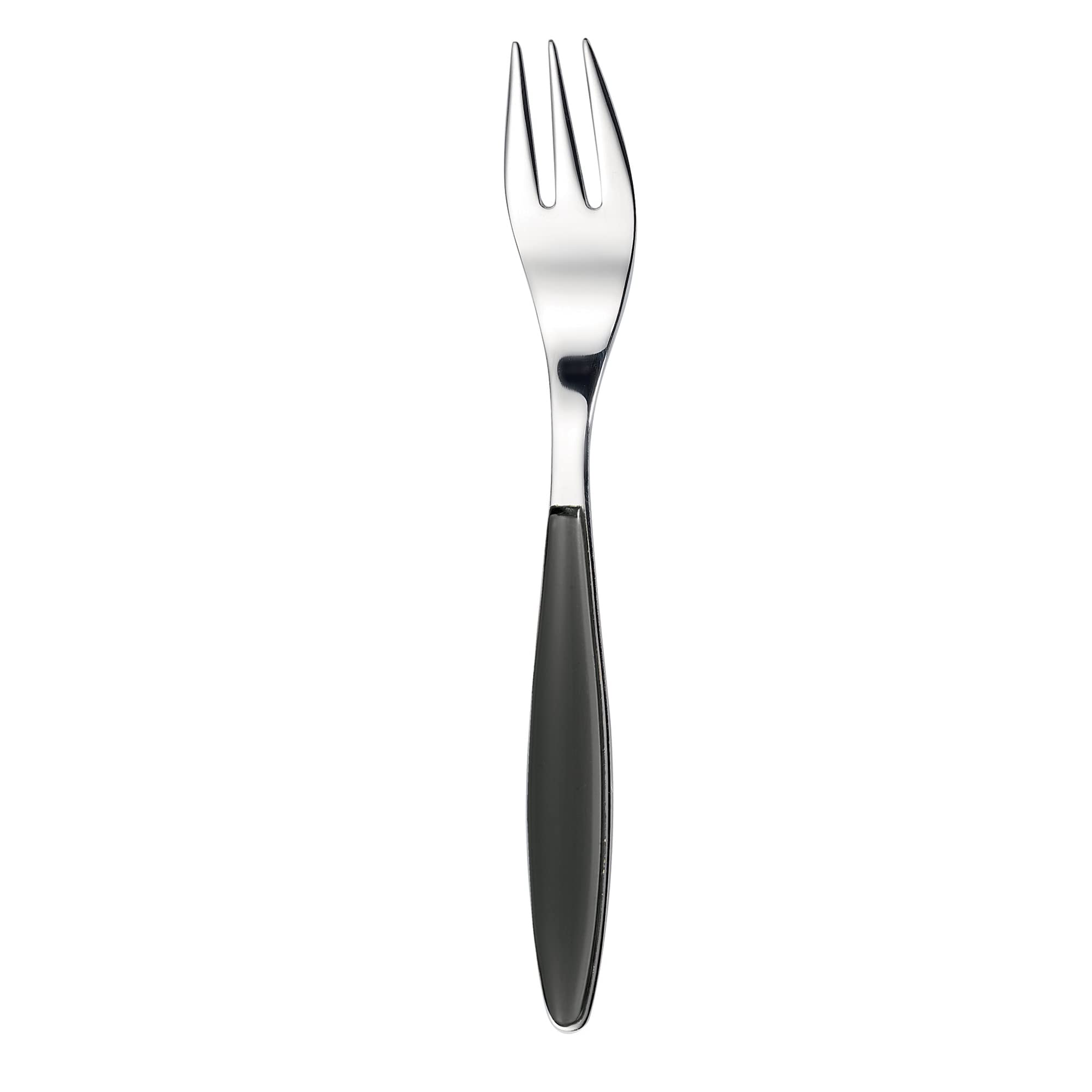 Guzzini Feeling 6-Inch L Dessert Fork, Grey