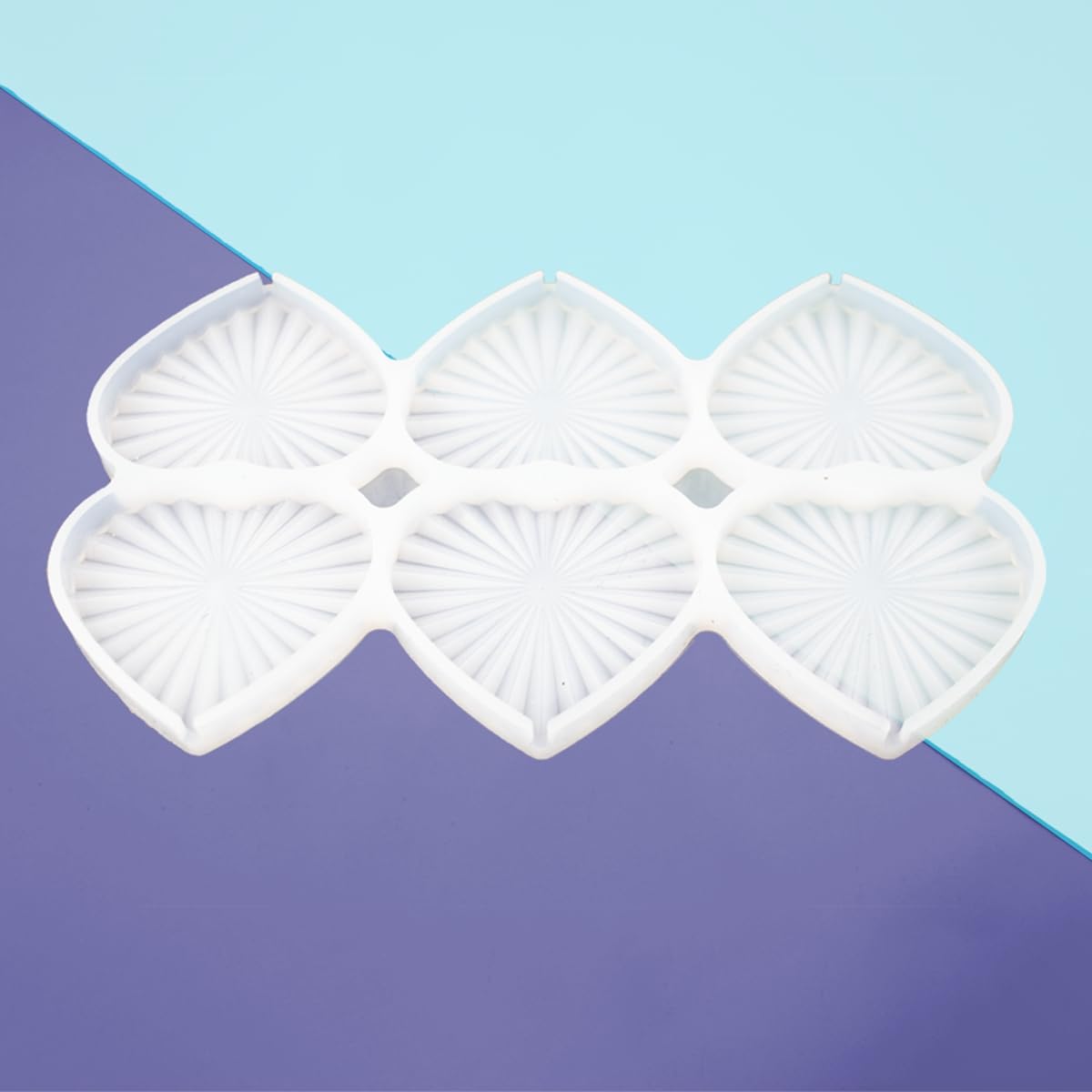 Mostsom Silicone Lollipop Molds Chocolate And Candy Molds Cake Mold Diy Diamond Love Heart Shapes Cake Pastry 2Pcs (D_ Diamond L