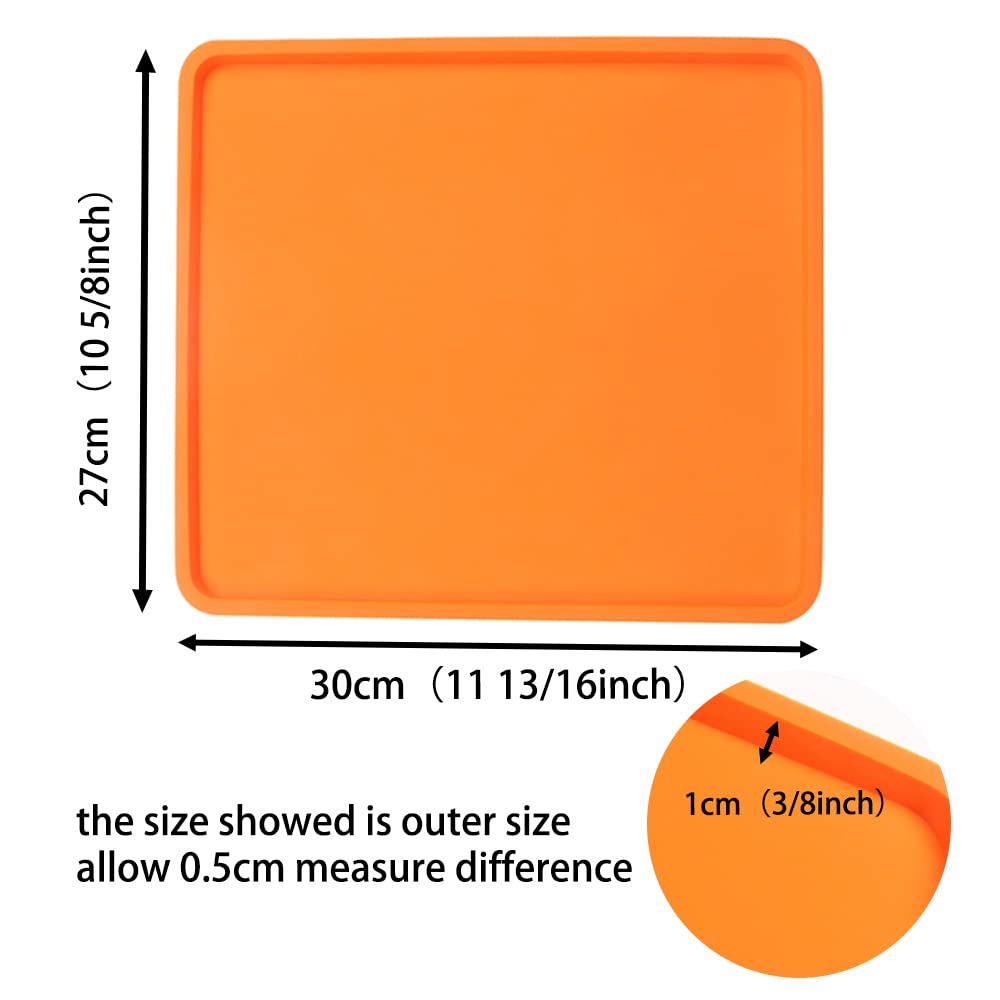 Baker Depot 2 Pcs Swiss Roll Cake Mat Pad Baking Tool Pastry Tools Silicone Nonstick Baking Rug Mat Silicone Mould
