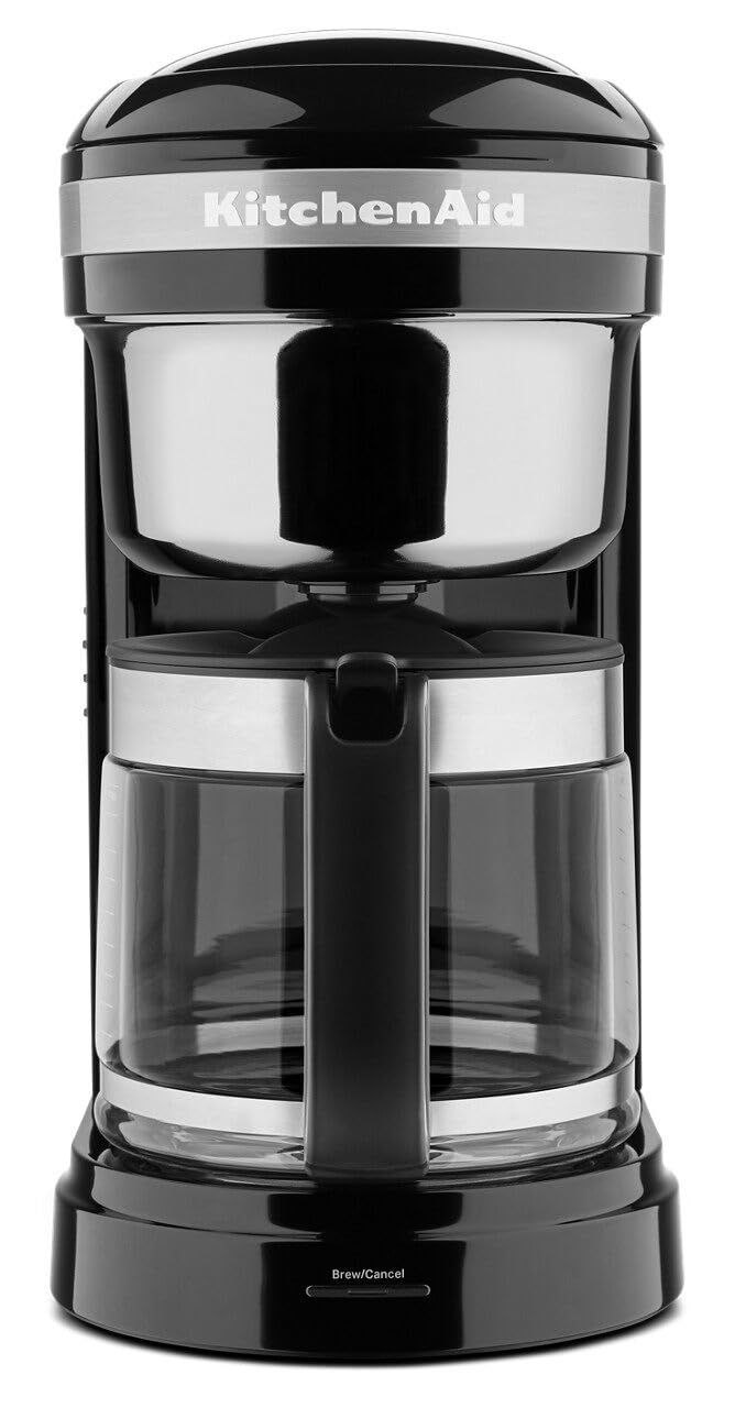 Kitchenaid Kcm1209Ob Coffee Maker, 12 Cup, Onix Black, 12 Cup Drip Coffee Maker With Warming Plate
