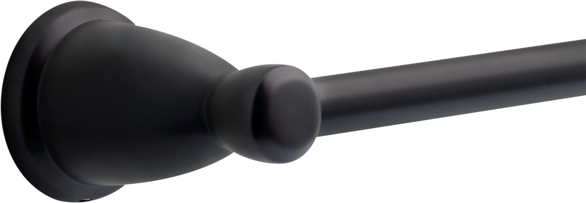 Franklin Brass Kinla (5-Pack) Bathroom Set Matte Black 18'' And 24'' Towel Bar Racks,Toilet Paper Holder, Hand Towel Holder, Hoo