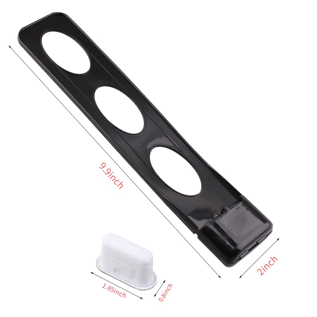 Joyparts Charcoal Water Filter Holder Set - 2-Pack Compatible with Cuisinart Coffee Maker, Black, 3 Piece Set